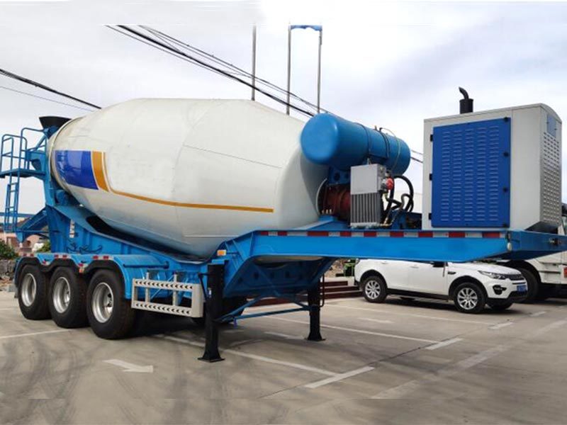 Sinotruk 10m3 Concrete Mixer Semitrailer