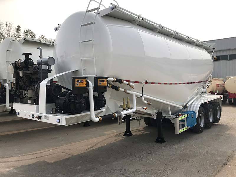 30m3 Aluminum Cement tanker semi trailer