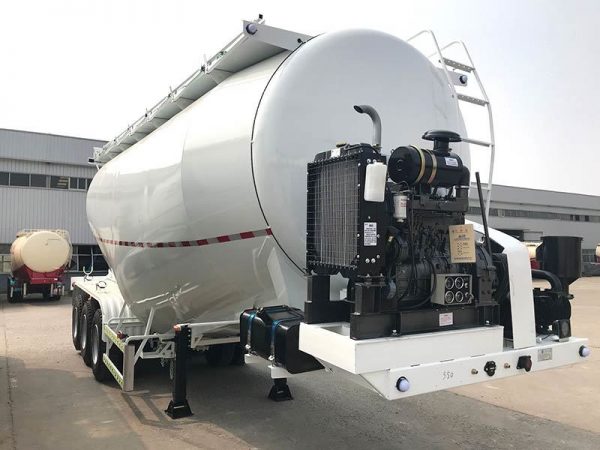 30m3 Aluminum Cement tanker semi trailer